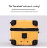 Extra Large Antibacterial 5-Wheel Trolley Suitcase with Combo Lock