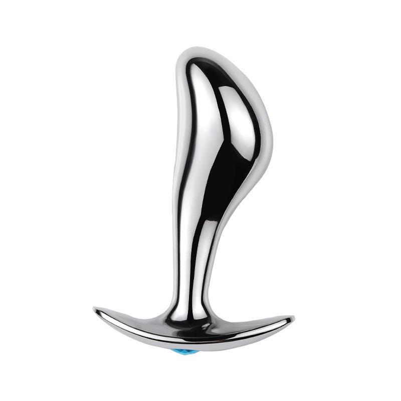 Aluminum Alloy Snake Head G-Spot Metal Butt Plug for Female Masturbation