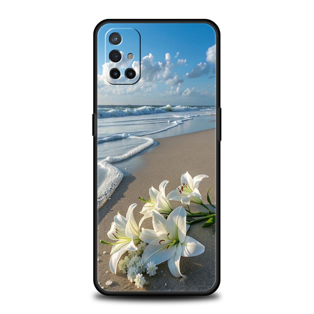 Handyhülle für OnePlus 15 13 12 11 10 9 8 7T Pro 13T 13R 12R 10R 9RT 8T Nord 2T CE 2 3 5G Lite Hülle Realistischer Lilienblumen-Druck