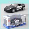 Jaguar Ftype Police Car Model 1:32 Alloy Diecast With Light Sound For Collectors