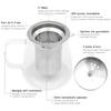 Borosilicate Glass Teapot 750 Ml with Filter, Safe Kitchen Kettle for Hob, with 304 Stainless Steel Strainer, Herbal Tea Infuser for Loose Tea Leaves,