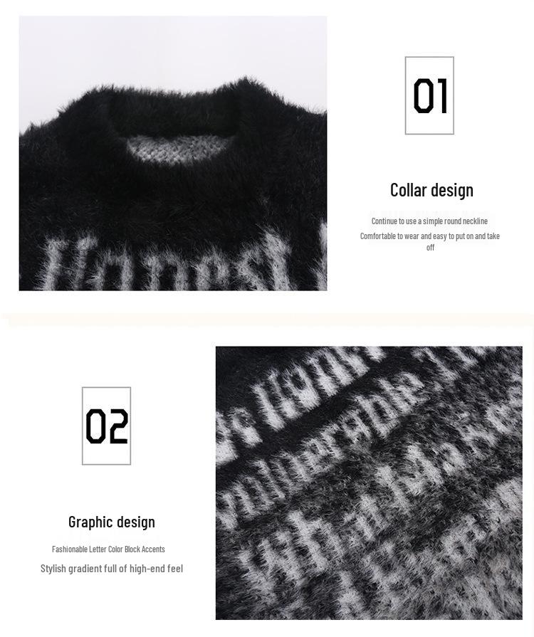 Girls' Winter Sweater 2026: Stylish Faux Mink Velvet Base Layer for Older Children