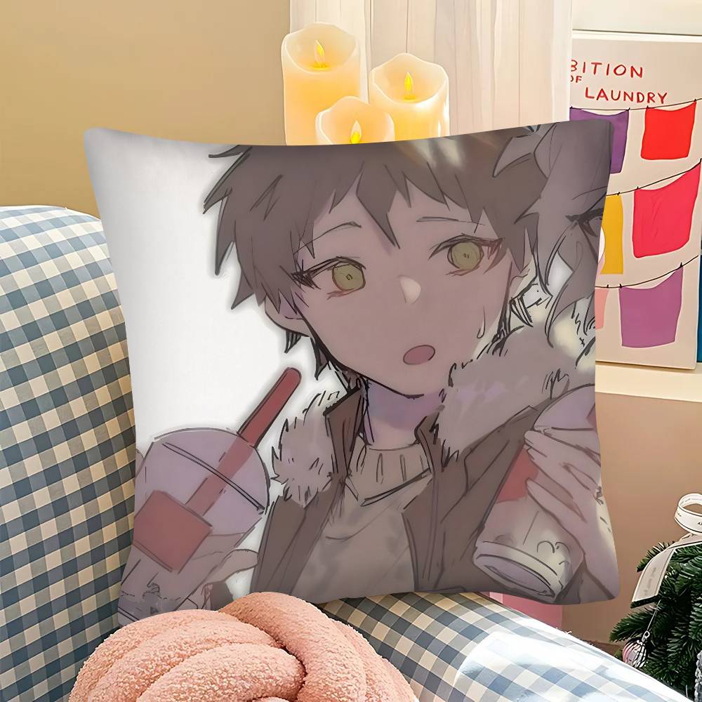 1Pc Nagito Hajime K-Komahina Pillow Case Fashion Square Pillowcase Bedroom Sofa Room Ins Decoration Leisure