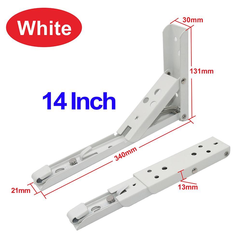 

2шт регулируемый 14-дюймовый складной треугольный кронштейн тяжелая опора настенная перегородка кронштейн для хранения фурнитура настольная стойка держатель мебель