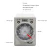Power On Delay Rotary Knob 0-60S Timers Timing Time Relays Replacement Delay Timers With Base Socket Easy To Use