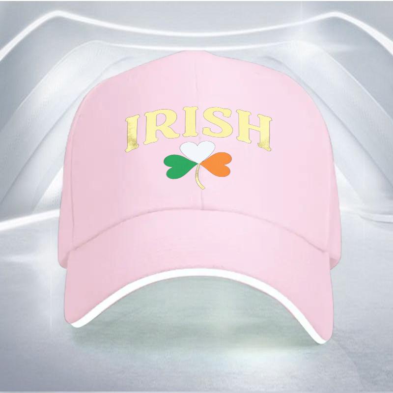 Irish Shamrock Baseball Cap Adult Polyester Adjustable Casual Outdoor Sports Cap Unisex