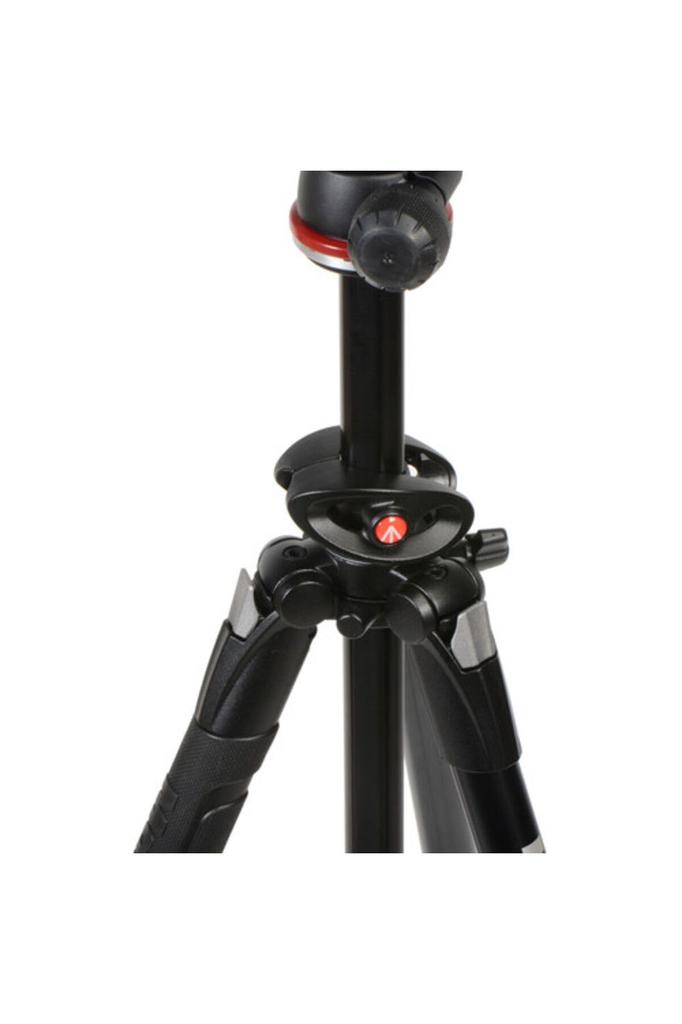 Manfrotto 290 Series Dual Aluminum Tripod MK290DUA3-3W 3-Way Head 4kg Load Capacity Max Height 175.5cm Min Height 5.5cm Lightweight 2.59kg Low-Angle
