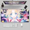 Kawaii Girl Locking Edge Office Desktop Mat Computer Carpet XXL Sailor Moon Washable Mousepad Gaming Laptop Keyboard Accessories