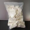 Professional Makeup Artist-Recommended Disposable Cotton Makeup Pads - 100 Triangular White Sponge Puffs for Dry and Wet Use.