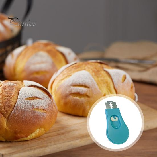Ergonomic Design Bread Cutter Extractable Magnetic Lame Sharp Blade Scoring Tool Sourdough for Home Kitchen Bakery With Handle