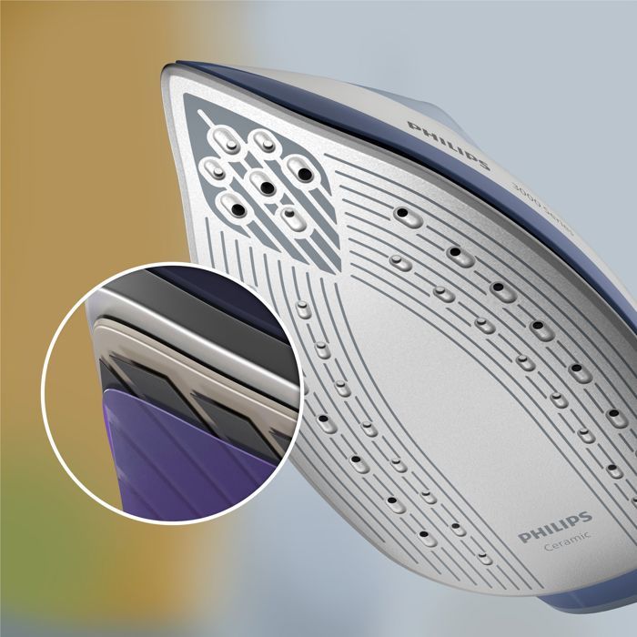 Philips 3000 Series Steam Iron, 120g/min, Blue (psg3000/20)