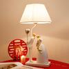 Moderne Brautpaar-Tischlampe - Romantische Schlafzimmer-Nachtlicht-Hochzeitsgeschenk