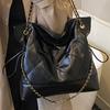Niche High-value Diamond Chain Bag Autumn New Fashion Shoulder Bag Large-capacity Commuter Tote Bag
