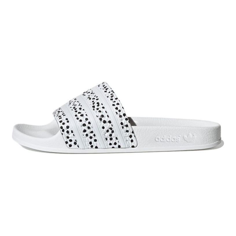 adidas Adilette Slide Polka - Zapatillas Blancas para Mujer Blanco Nube Negro Núcleo FX5922