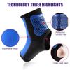 Bracetop Compression Ankle Brace Support for Football Basketball Sports Protective Gym Accessory 1 Pc