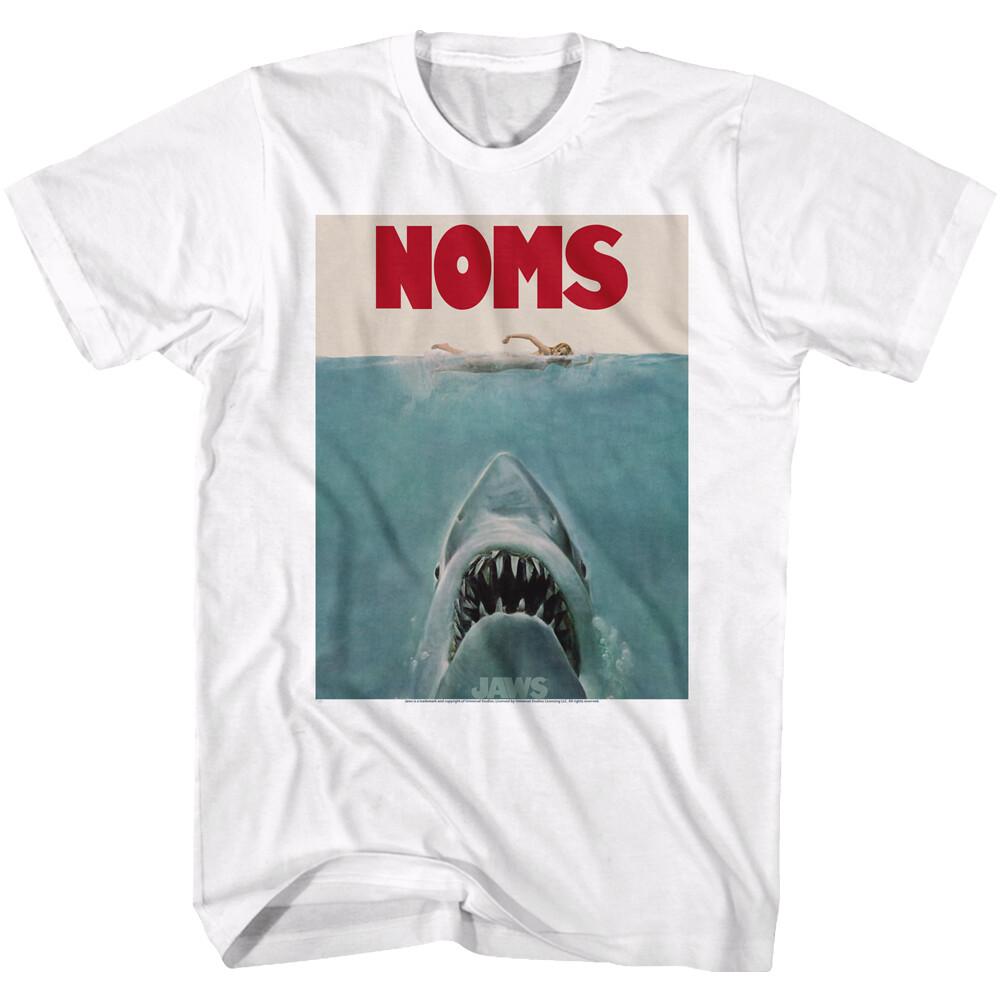 Jaws 70 Thriller Movie Shark Head In The Depths Noms Morsel Men T Shirt XXXXL