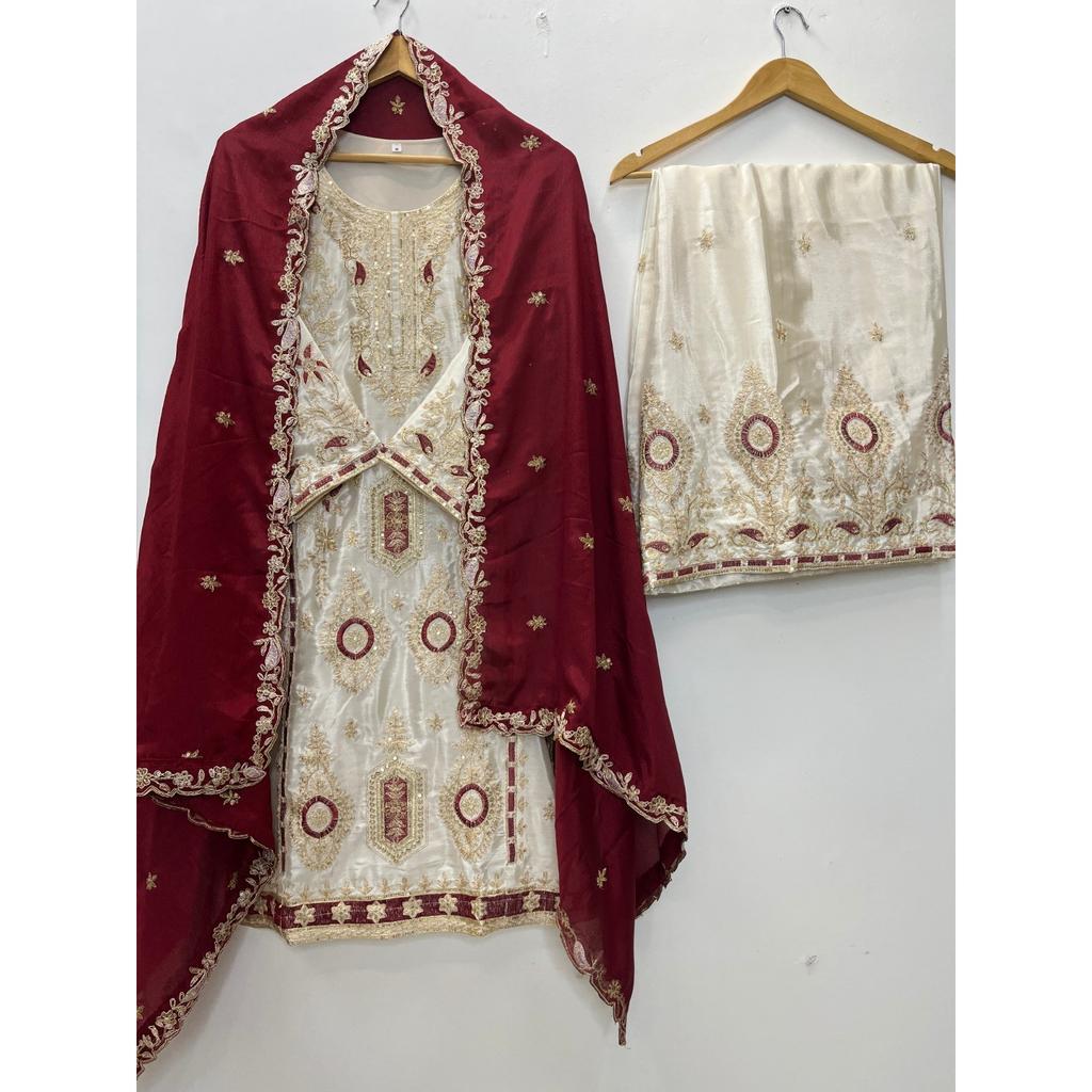 Salwar Kameez Pakistanais Indienne Robe Tenue de Soirée Bollywood Designer Costume Palazzo