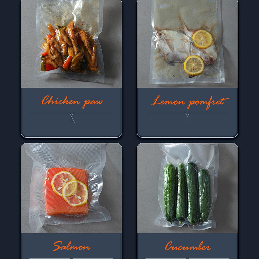 Vacuum sealer household vacuum packaging machine fully automatic food preservation small plastic sealing machine