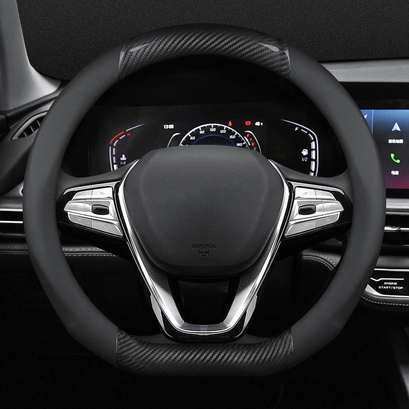 Universal Suede Steering Wheel Cover for NIO ES6, ES7, EC7, ET5, ET7 - Four Season, Ultra-Thin Design