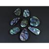 08Pcs Abalone Shell Fancy Cabochon Loose Natural Gemstone 215Cts.Lot 24-35MM C-1709
