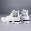 Man Boots Elevator Shoes Hidden Heels Cow Leather Fashion Ankle Boots For Male Increase Insole 7CM Height Increasing Shoes Men