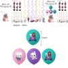Gabbys Dollhouse Kids Birthday Party Supplies Decor Set With Durable Balloons And Colorful Flags