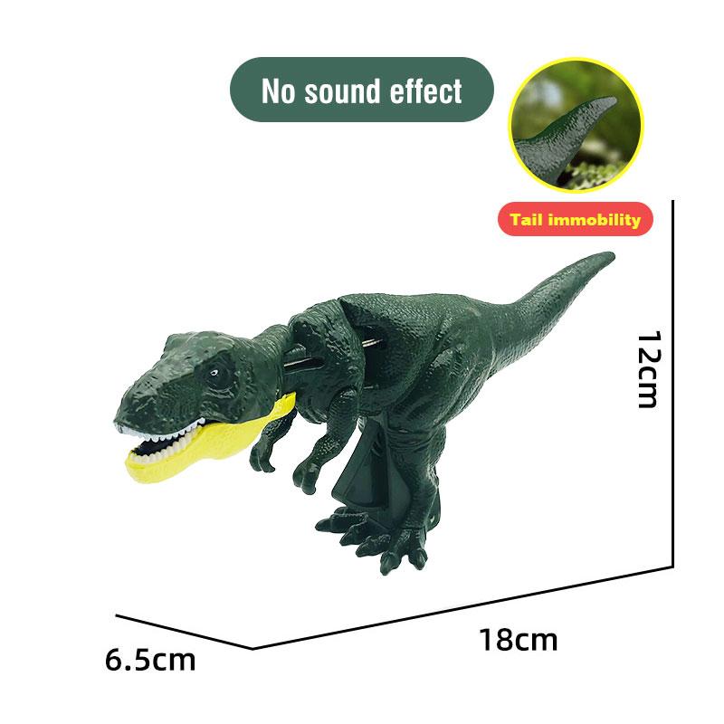 Zazaza Dinosaur Swinging Toy Press zaza Dinosaurs Anti Stress Figures Toys Dino Simulation Animals Model Toys for Children Kids