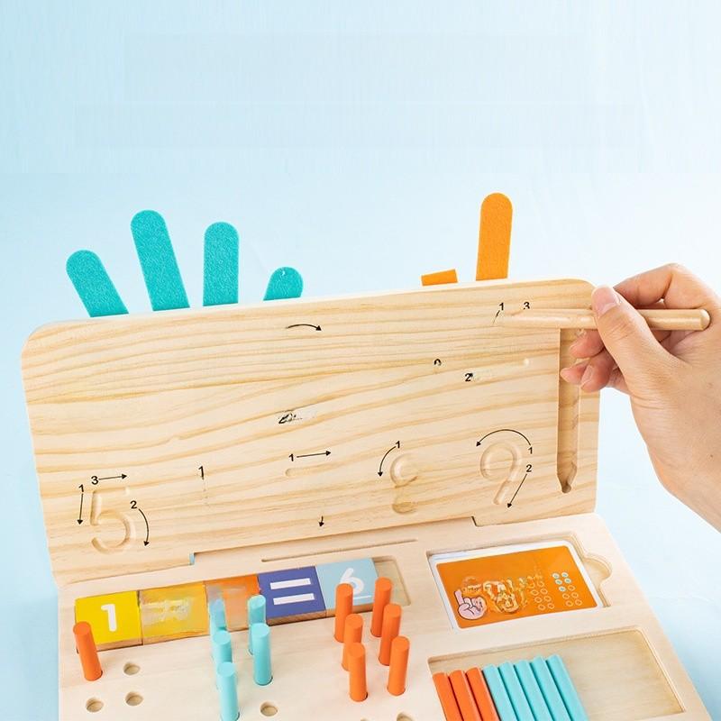 Wooden Montessori Number Teaching Aids For Preschool Math Learning And Cognitive Development