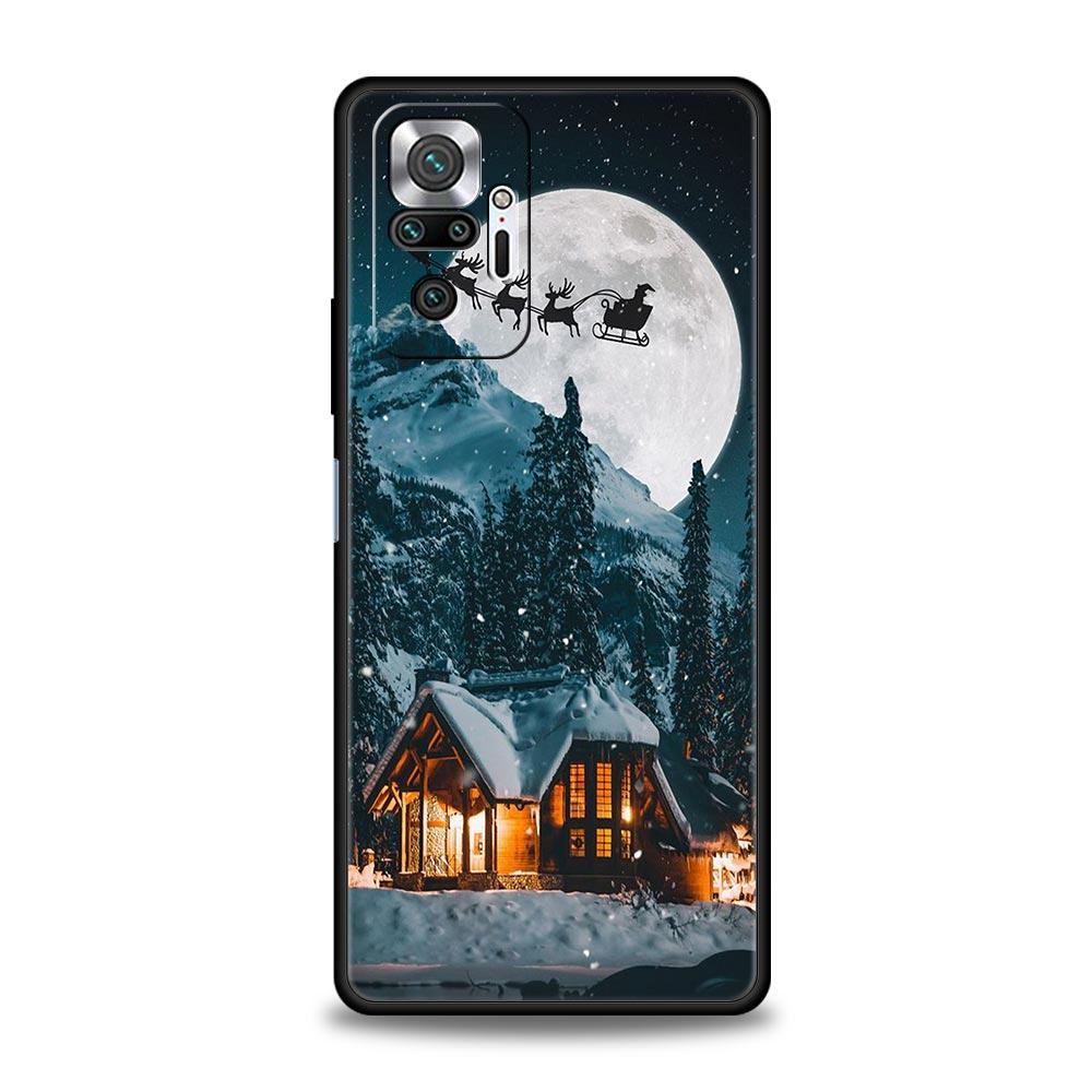 Phone Case For Xiaomi Redmi Note 13 12 5G 9S 9 8 10 11 Pro 9T 13C 12C 10C 9C 9A 7 Pro Silicone Cover Christmas Graphic Printed