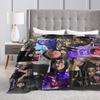 Dominik Mysterio  Flannel Blanket  Warm Soft Throw Blanket for Outdoor Picnic Fluffy Bedspread Sofa Bed Cover