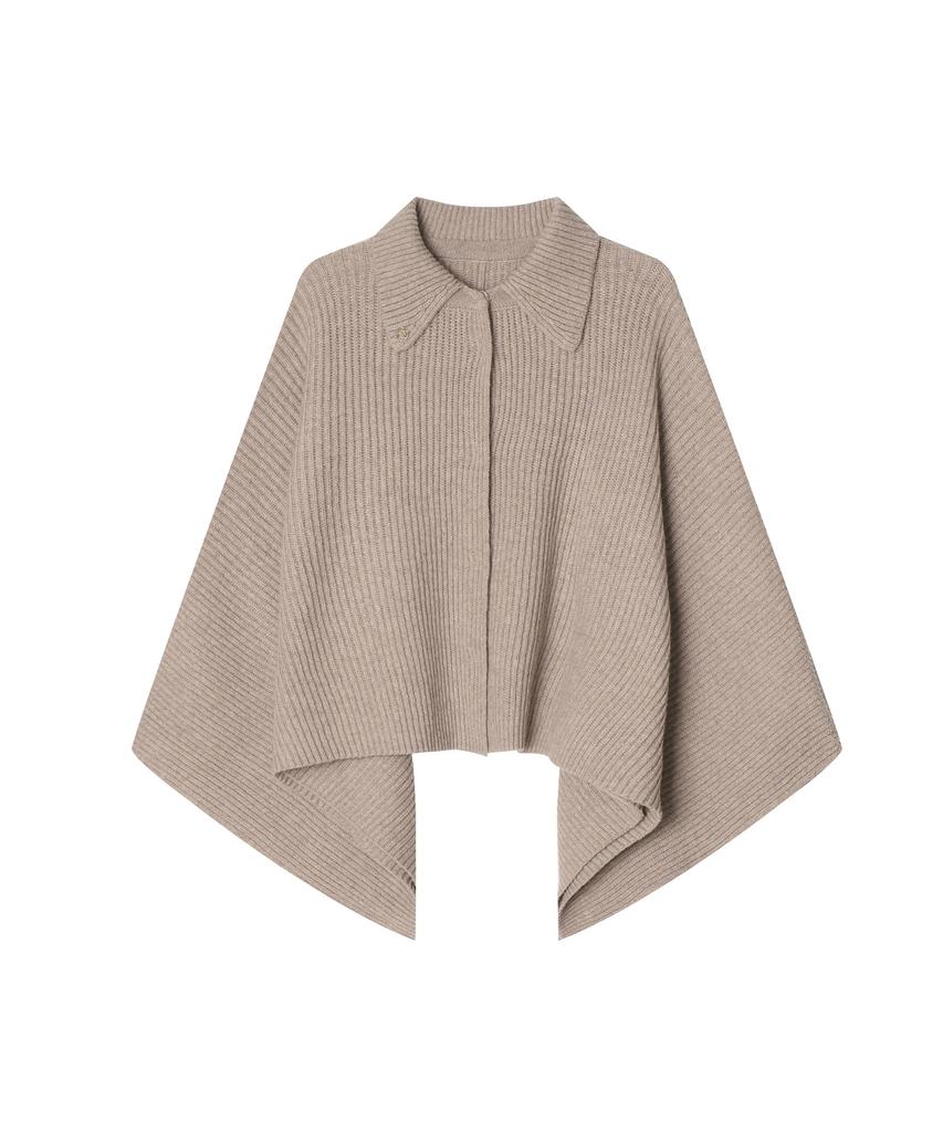 Meibeoyu Roddie Cape Knit Jacket _ Beige