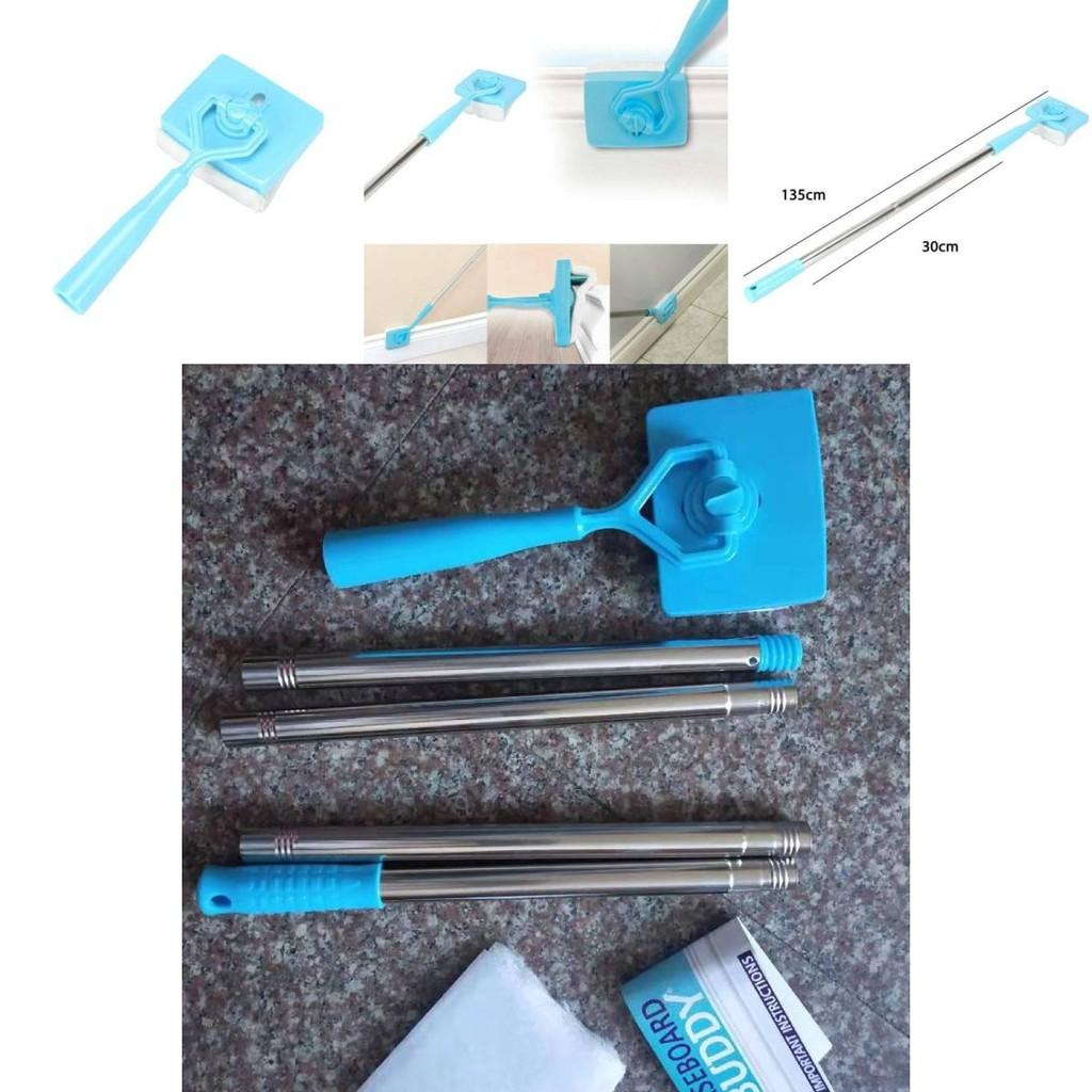 Hausreinigung Bodenwischmopp mit verstellbarem Edelstahlgriff für schnelle Anwendung