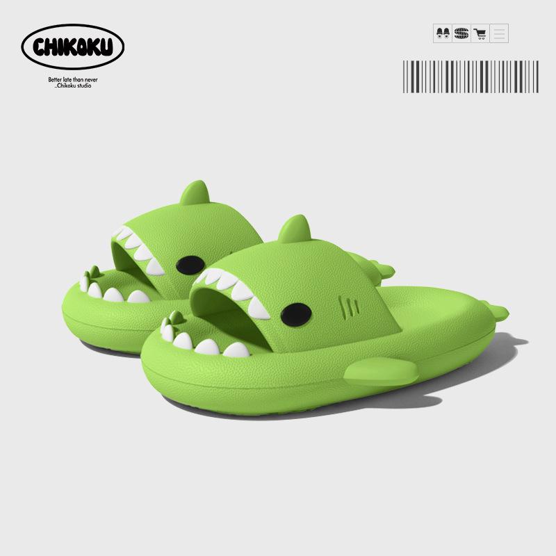 Kids' Shark EVA Summer Slippers - Parent-Child Soft Sole Sandals
