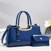 2026 New European and American Leisure Tote Mother Bag Large Capacity Texture Bright Leather Light Luxury Handbag