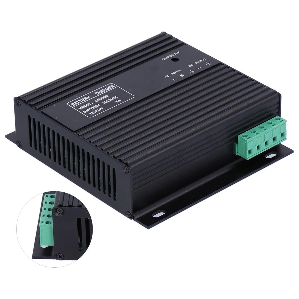 Generator Intelligent Battery Charger Automatic Floating Charging CH2806 AC160 277V DC12V 24V