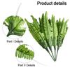 Artificial Boston For Fern 4pcs for Outdoor Fence Planters and Home Decor