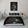 Stylized Guitar with Text. Bedding Sets Duvet Cover Sets Duvet Covers Pillowcases(1 * Duvet Cover 2 * Pillowcases Without Duvet Insert)