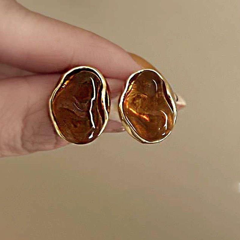 Pearl Asymmetrical Earrings: Elegant Autumn/Winter European & American Style