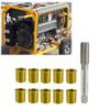 Spark Plug Thread Repair Kit M12x1.25 Inserts and M14x1.25 Tap Kit Cylinder Head Rethreaded Kit Spark Plug Thread Repair Tools