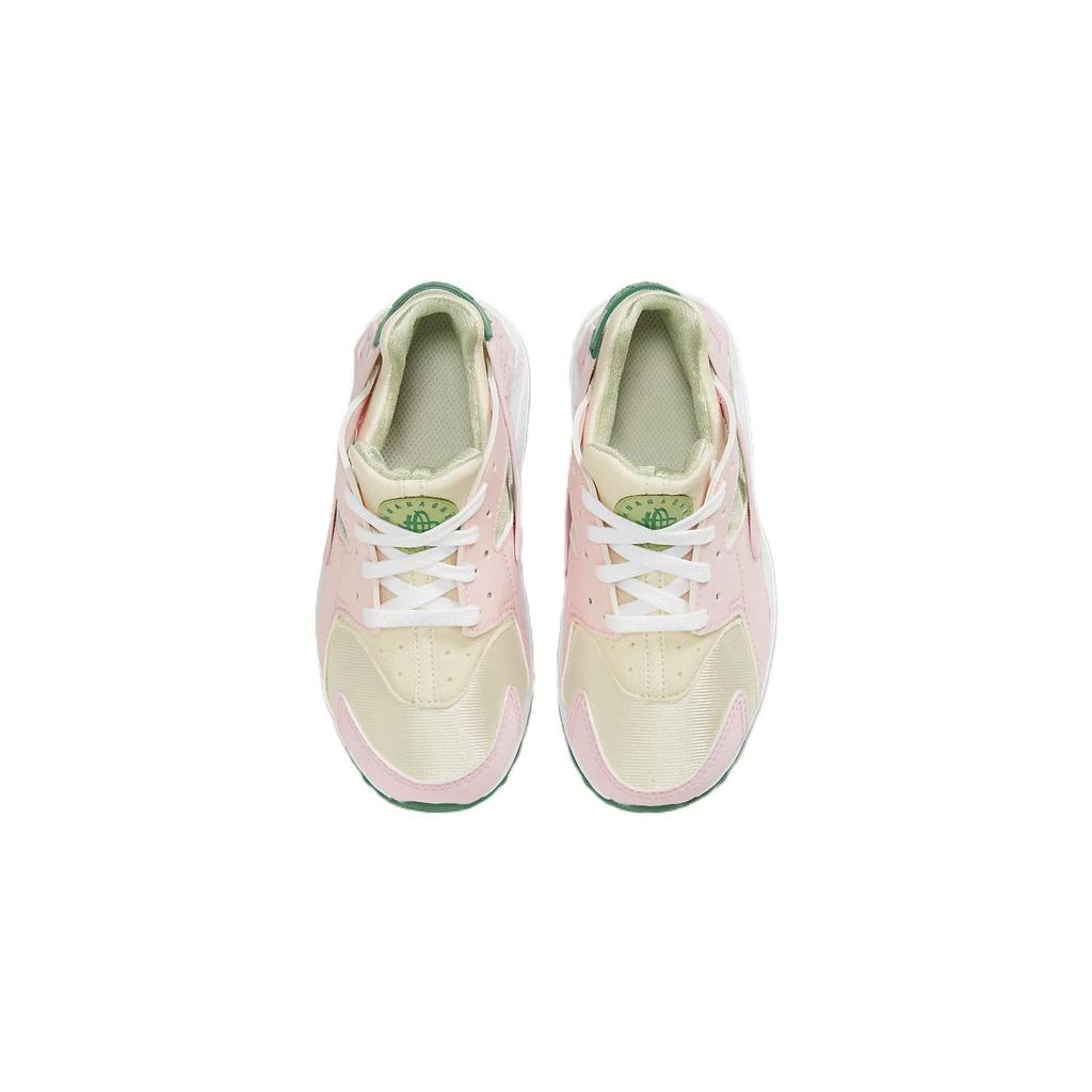 Nike Huarache Run SE Retro Low Top Kids Running Shoes Kids sneaker Pink Green DQ0518-600