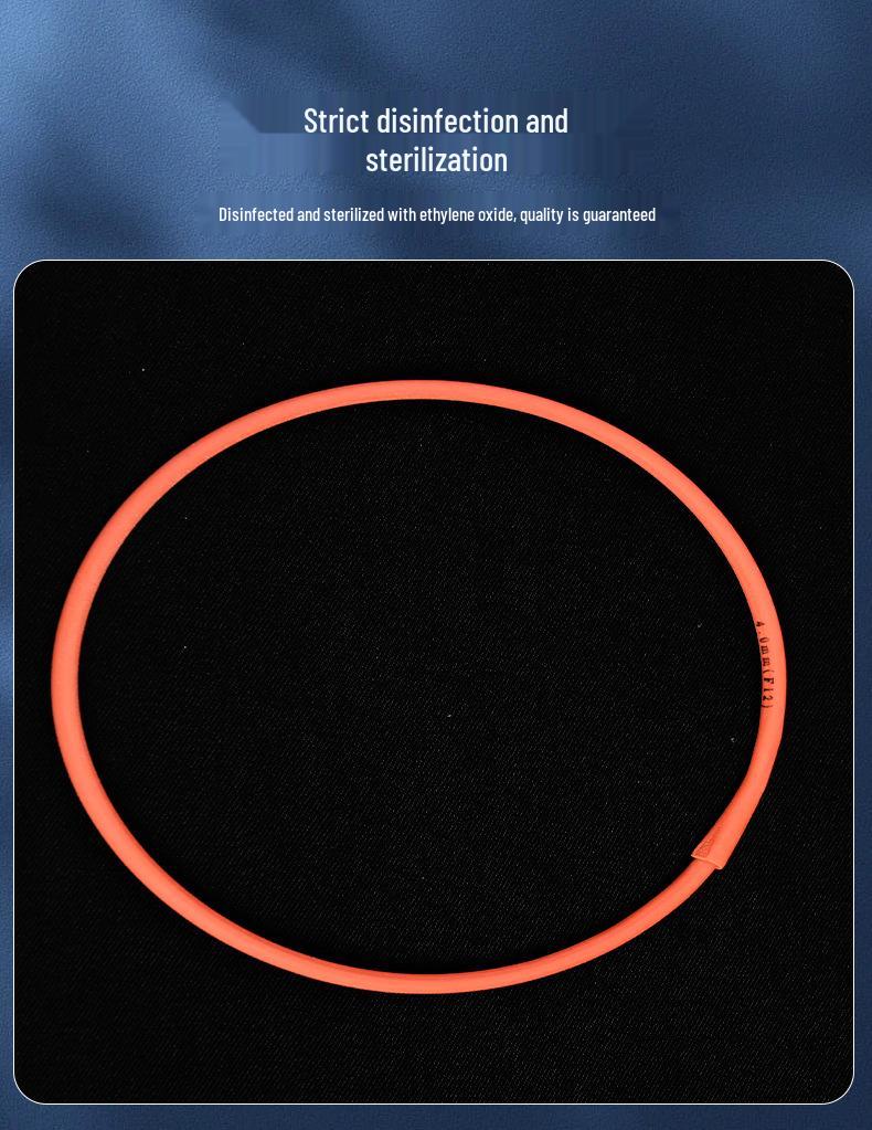 Jiangyang Sterile Red Rubber Single-Use Catheter with Urine Collection Bag for Men and Women.