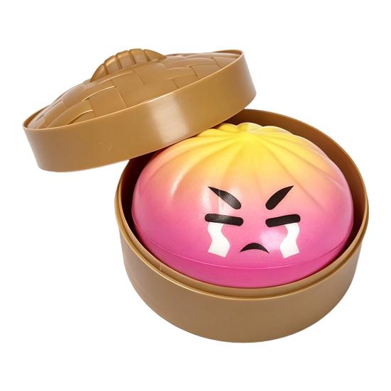 

Сжимающая игрушка-булочка на пару Мягкая TPR-игрушка-антистресс Портативная забавная игрушка для снятия напряжения для детей и взрослых Офисный стол Сниматель стресса