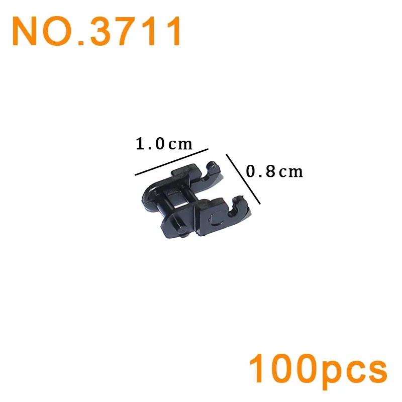 Link Chain Tank Belt Technical Parts Track Wheels Truck Car Gear Set Building Blocks MOC Bulk Brick Toys 3711 88323 57520 24375