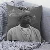 Rapper 2Pac T-Tupac S-Shakur Singer Pillow Gift Home Office Decoration Pillow Bedroom Sofa Car Cushion CoverPillow Case