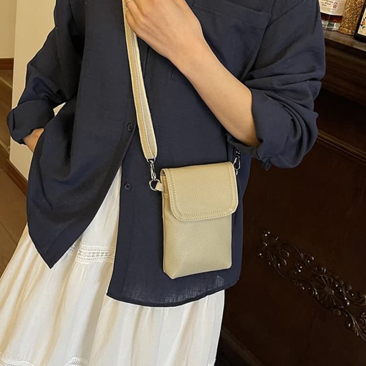 Lychee pattern mini mobile phone bag female messenger bag