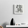 Minimalist Magnetic Digital Clock LED Temperature Display Home Hygrometer Black White Multi-Functional Wall Clock Home Use