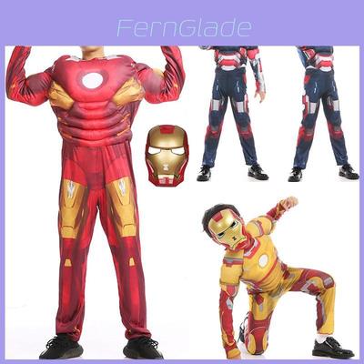 Avengers Iron Man Tony Stark Superhero Costume Cosplay Jumpsuit With Exquisite Workmanship And Breathable Material