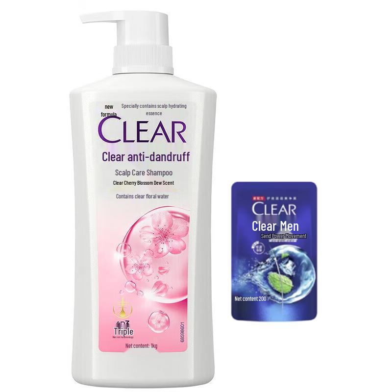 

Clear Anti-Dandruff Sakura Scent Shampoo Set