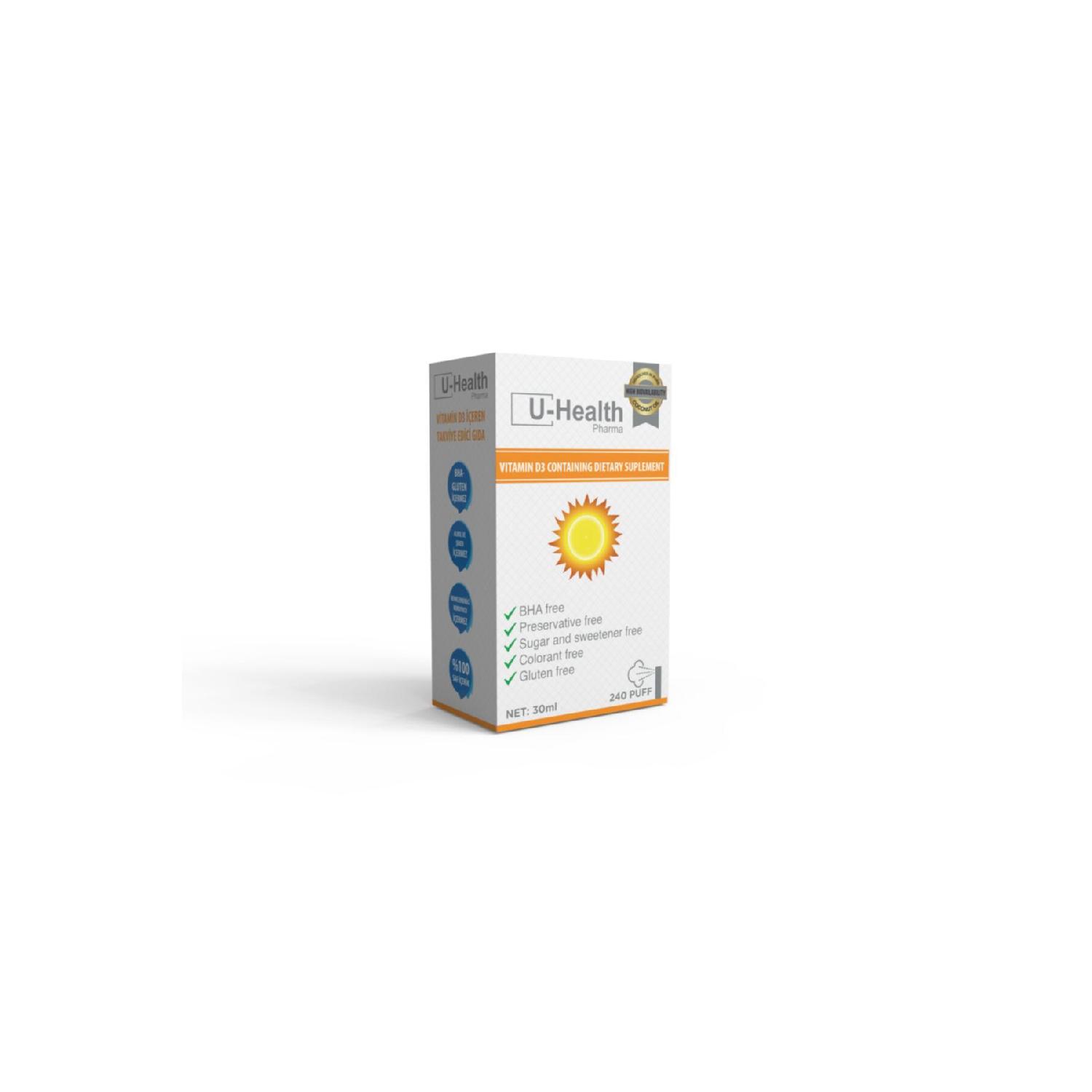 

Vitamin D3 Spray 30 Ml 240 Puffs