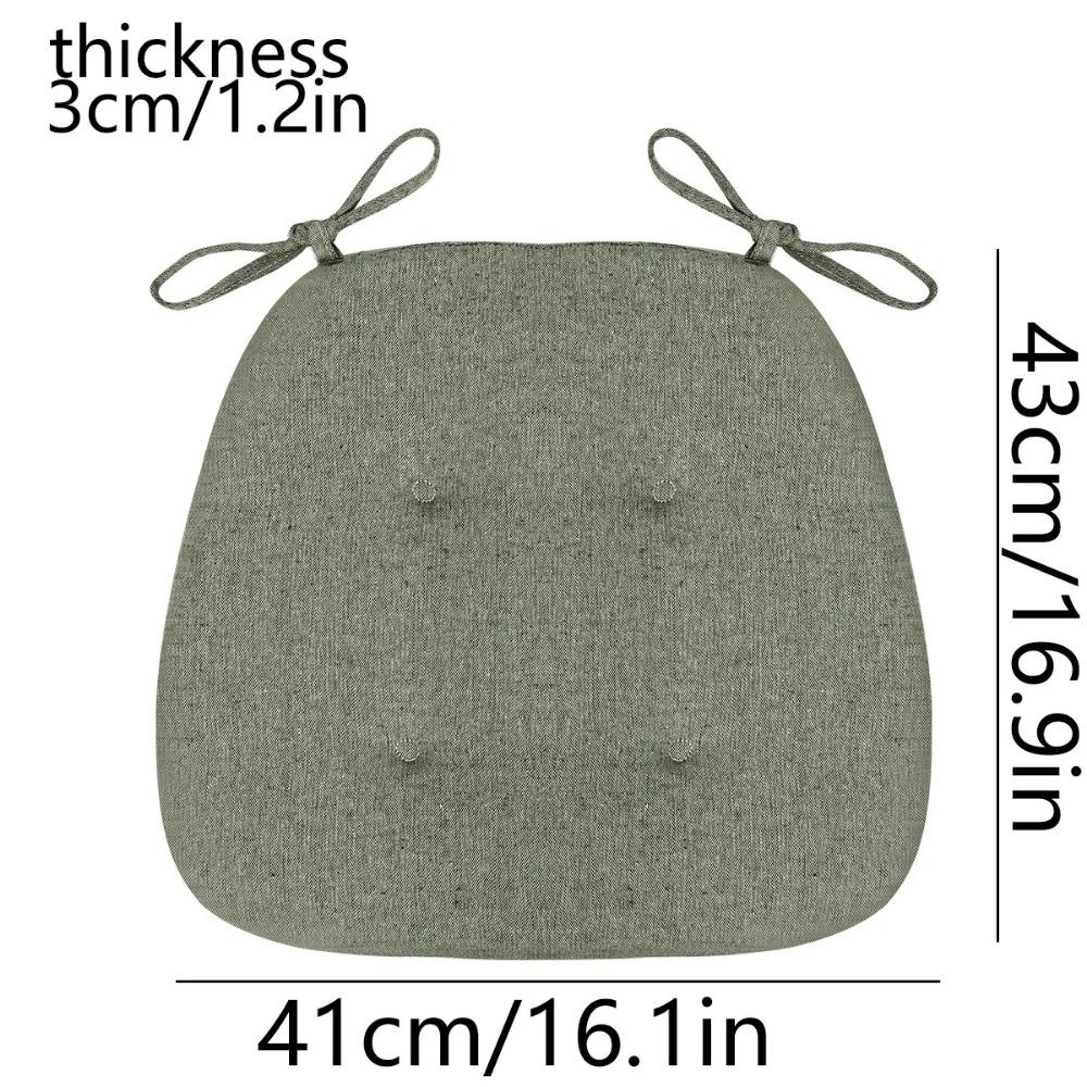 Thickened Dining Chair Cushion Keep Warm Home Use Cushion Universal Seat Pad  All Season